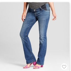 Bootcut Inset Panel Maternity Jeans